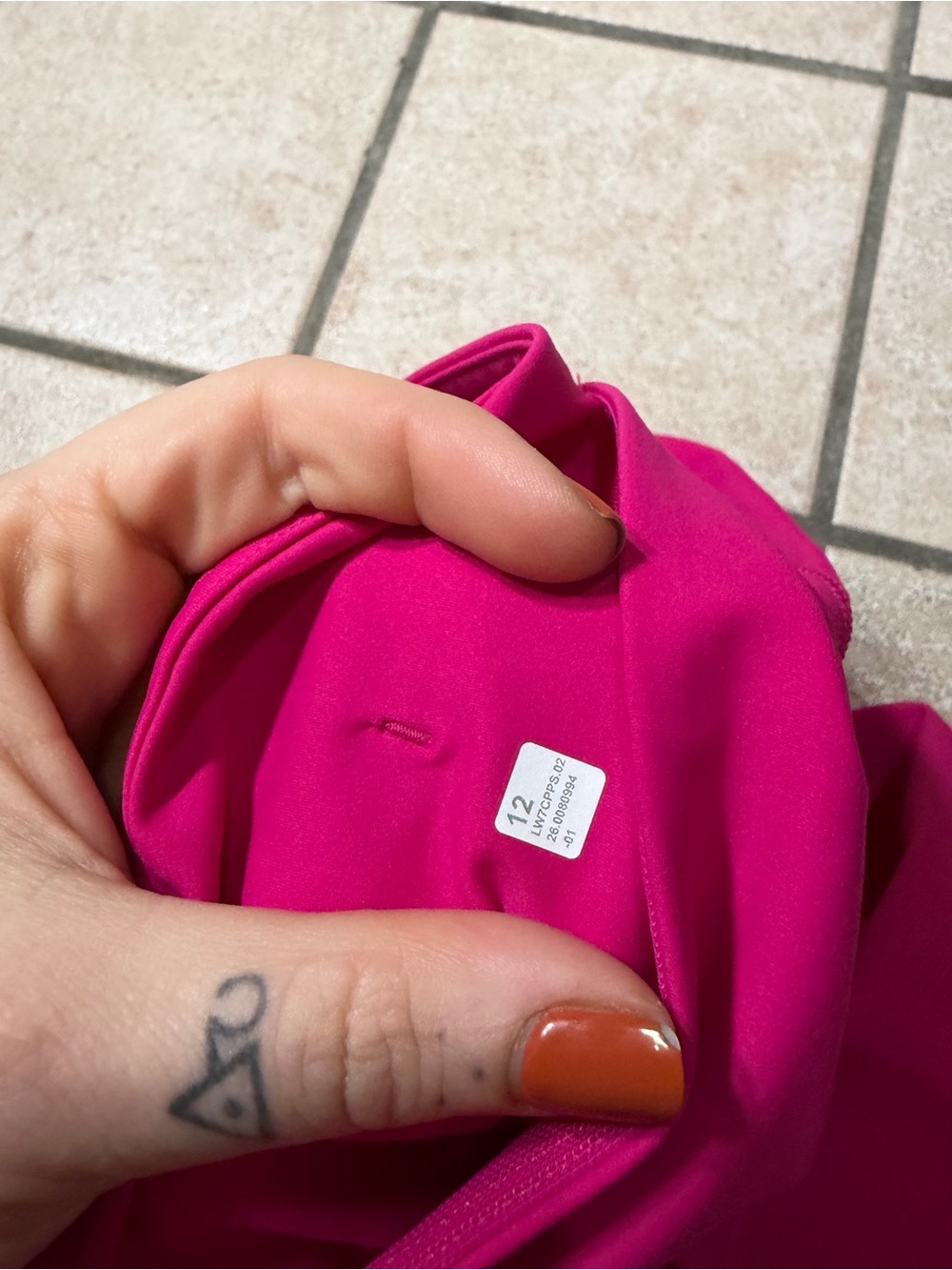 NWT Lululemon Fast and Free High-Rise Short 6" *Pockets (Pink Flare) Size 12 - Picture 6 of 9